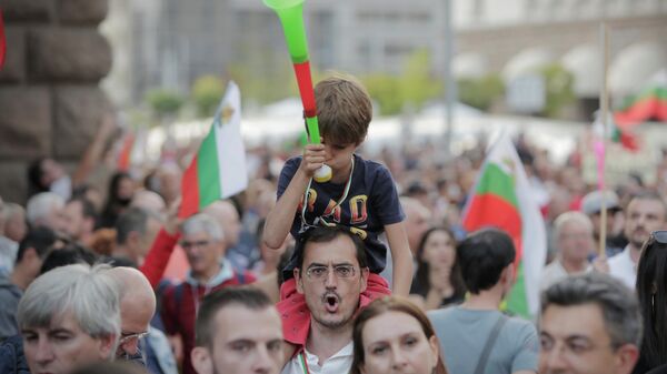 Протесты в Болгарии - Sputnik Таджикистан