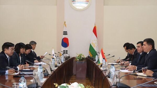 Таджикистан и Корея-переговоры Душанбе - Sputnik Тоҷикистон