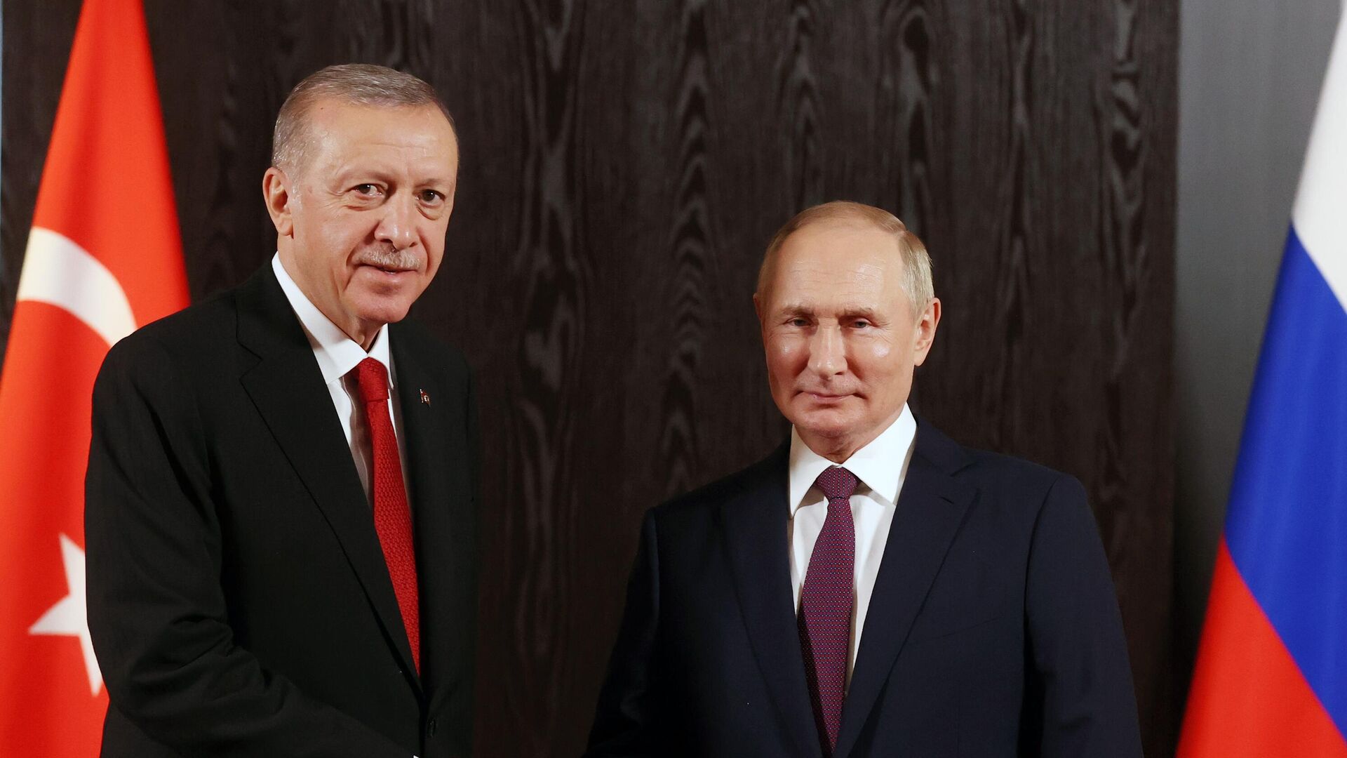  Президент РФ Владимир Путин и президент Турции Реджеп Тайип Эрдоган - Sputnik Таджикистан, 1920, 20.09.2022