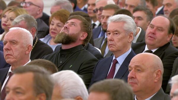 Кадыров заплакал во время речи Путина - Sputnik Таджикистан