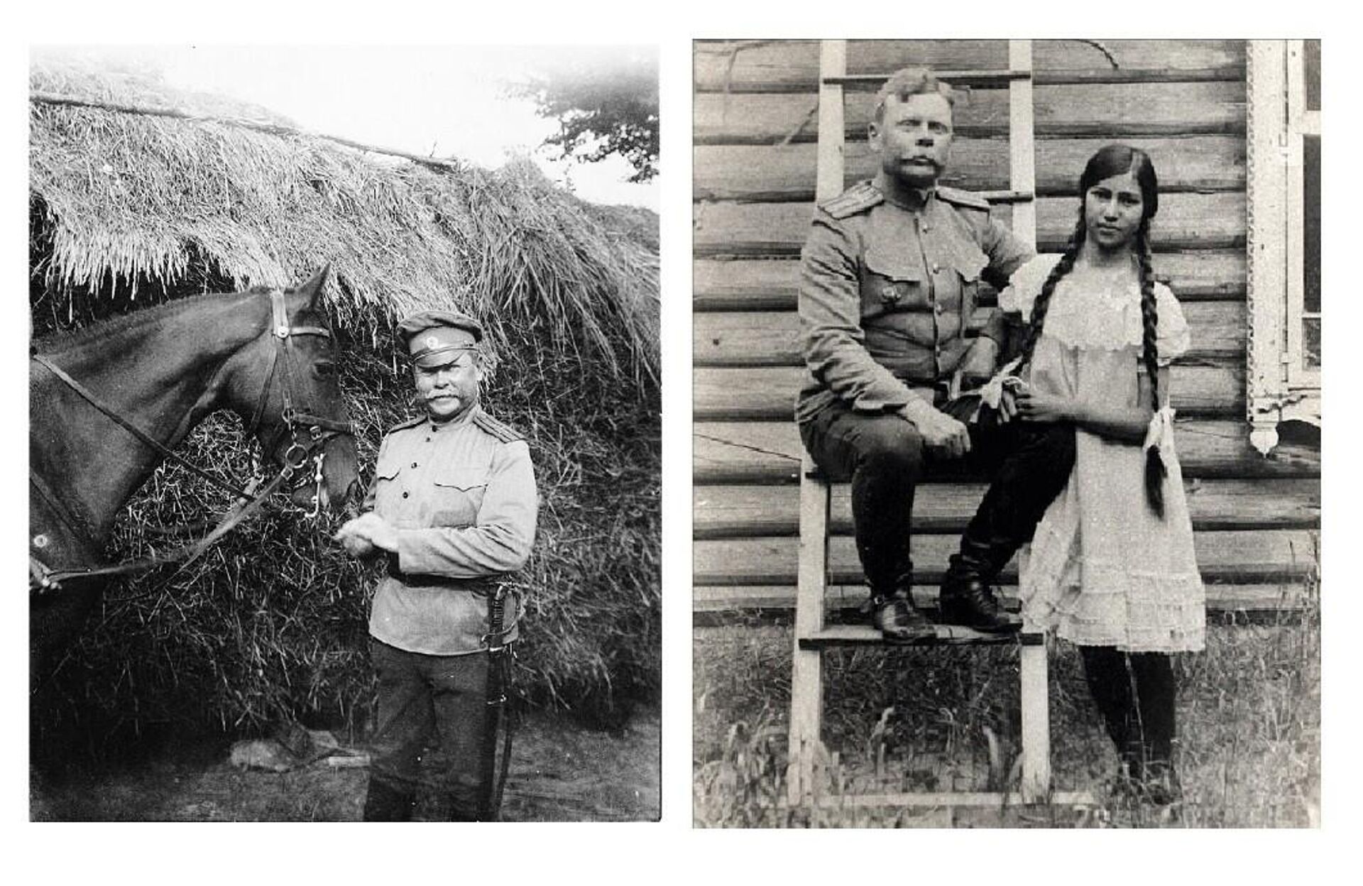 Эдуард Кивикэс с приемной дочерью 1914 год - Sputnik Таджикистан, 1920, 06.10.2022