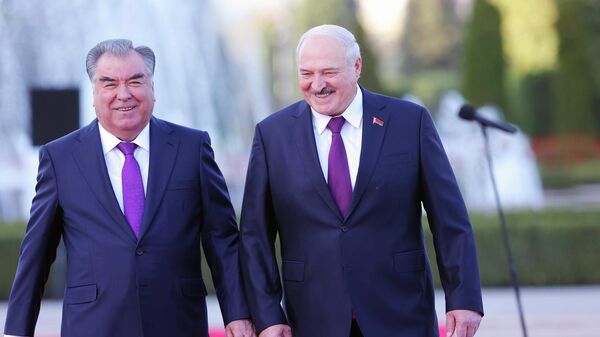 Встреча Рахмона и Лукашенко в Душанбе - Sputnik Тоҷикистон