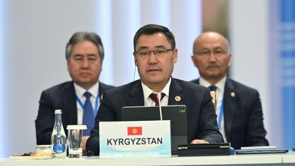 Президент Киргизии Садыр Жапаров на VI саммите Совещания по взаимодействию и мерам доверия в Азии в Астане - Sputnik Таджикистан