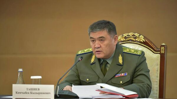 Заместитель главы кабмина — председатель ГКНБ Камчыбек Ташиев. Архивное фото - Sputnik Таджикистан