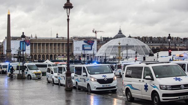 Забастовка работников скорой помощи в Париже - Sputnik Таджикистан
