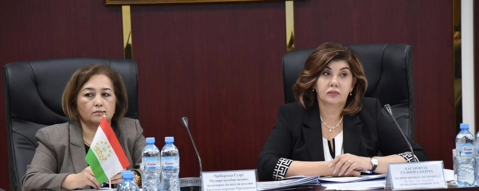 Гулнора Ҳасанзода, вазири меҳнат, муҳоҷират ва шуғли аҳолии Тоҷикистон  - Sputnik Тоҷикистон, 1920, 09.01.2023