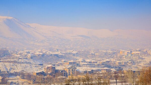 Заснеженный город Душанбе - Sputnik Таджикистан