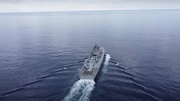 Адмирал Горшков нанес удар гиперзвуковым Цирконом в Атлантике - видео - Sputnik Таджикистан
