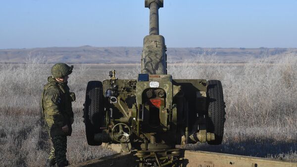 Российский артиллерист в зоне СВО - Sputnik Таджикистан