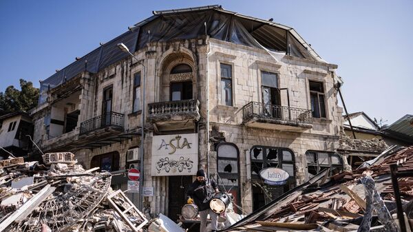 Последствия землетрясения в турецкой провинции Хатай - Sputnik Таджикистан