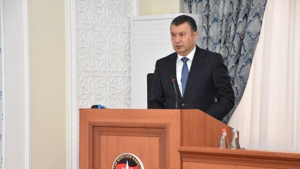 Кохир Расулзода на награждении спасателей КЧС - Sputnik Таджикистан
