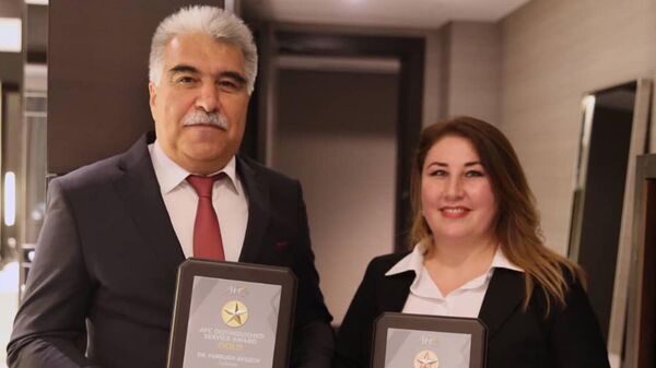 Врачи сборных команд Таджикистана получили награды АФК - Sputnik Таджикистан
