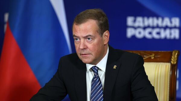 аместитель председателя Совета безопасности РФ Дмитрий Медведев - Sputnik Таджикистан
