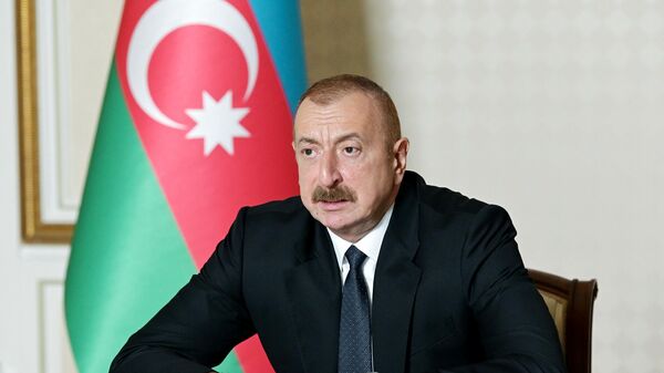 Президент Азербайджана Ильхам Алиев - Sputnik Тоҷикистон