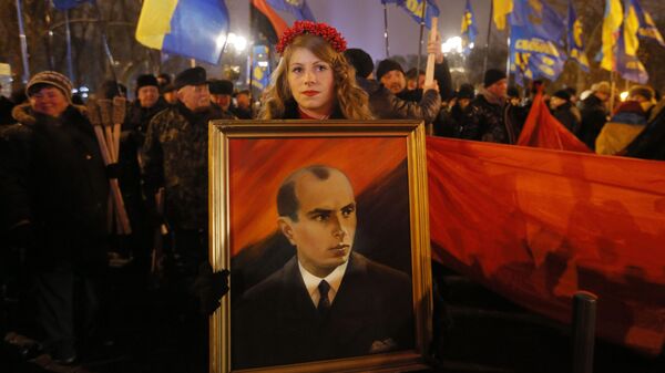 Марш украинских националистов в Киеве - Sputnik Таджикистан