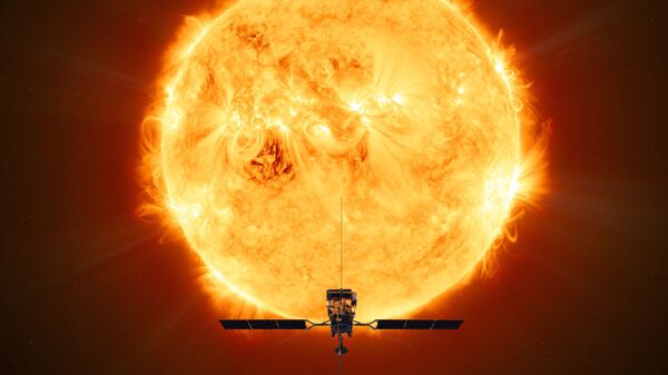 فضاپیمای ESA's Solar Orbiter  در نزدیکترین فاصله به خورشید در مدار عطارد - Sputnik Тоҷикистон