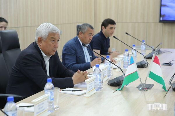 Заместитель мэра Ташкента с делегацией на встрече в Узбекистане. - Sputnik Таджикистан