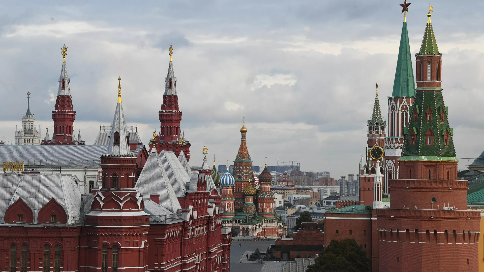Вид на Московский Кремль