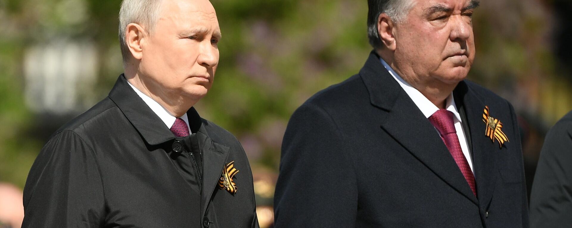 Президент РФ В. Путин и Эмомали Рахмон - Sputnik Таджикистан, 1920, 04.05.2024
