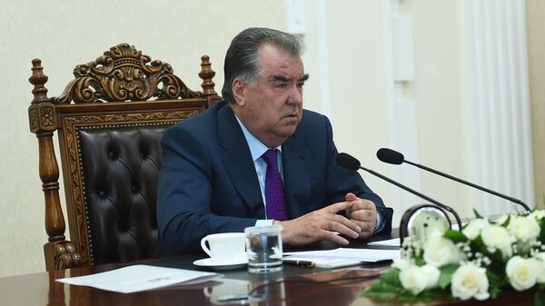 Президент Таджикистана Эмомали Рахмон - Sputnik Тоҷикистон