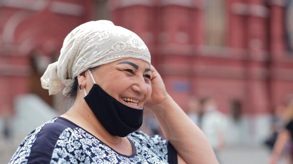 Туристы в Москве - Sputnik Таджикистан