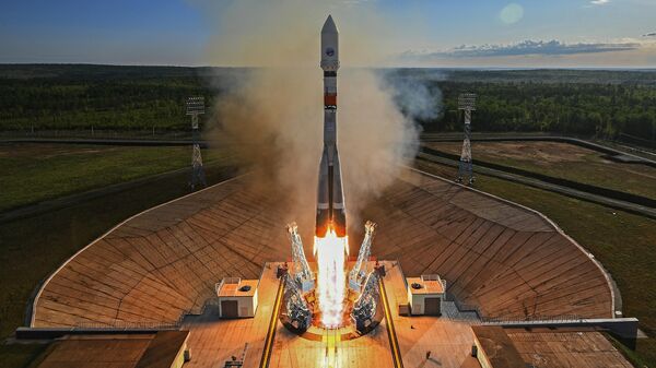 Старт ракеты Союз-2.1а со спутником Кондор-ФКА - Sputnik Таджикистан