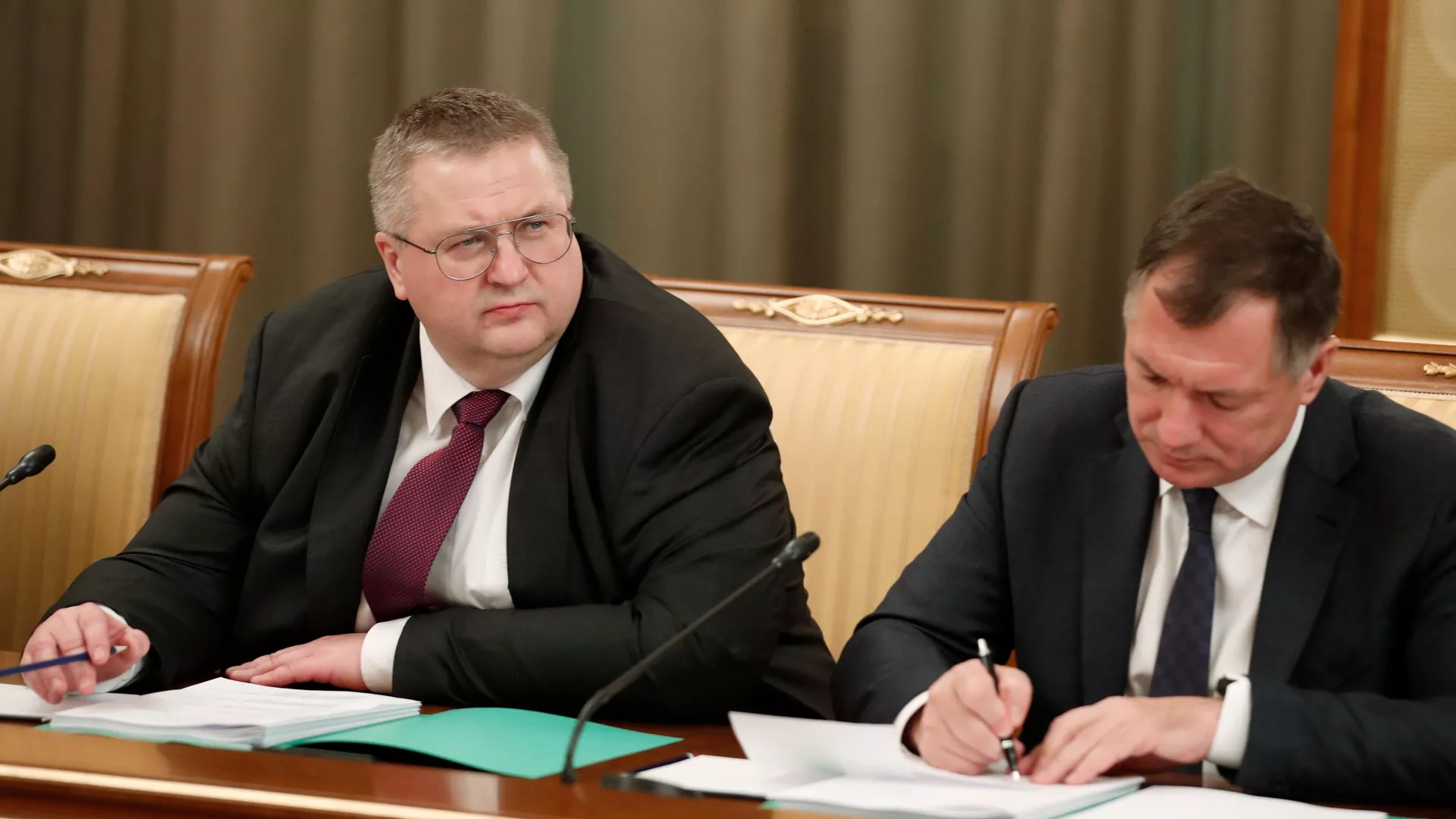 Вице-премьеры РФ Алексей Оверчук и Марат Хуснуллин