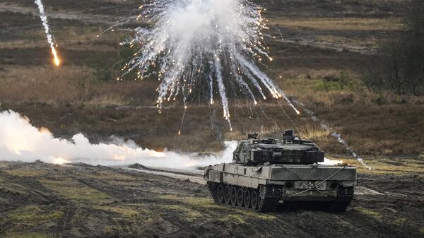 Немецкий танк Leopard 2 - Sputnik Тоҷикистон