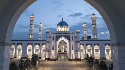Новая мечеть в Душанбе