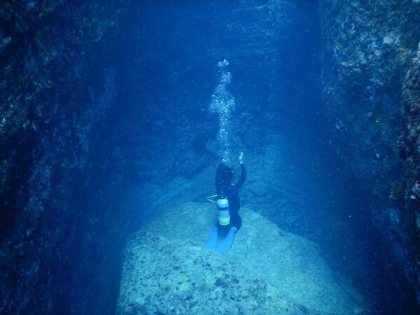 Монументом Йонагуни называется массивное подводное образование, обнаруженное близ острова Рюкю. Неизвестно, является оно полностью естественным или же имеет искусственное происхождение. - Sputnik Таджикистан
