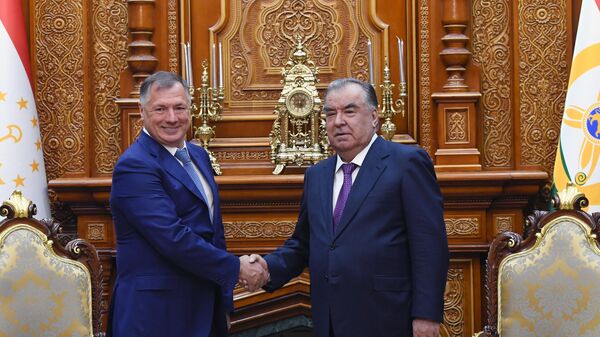 Эмомали Рахмон провел встречу с Маратом Хуснуллиным - Sputnik Таджикистан