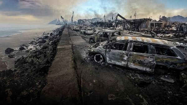 Огненный апокалипсис: что происходит на Гавайях после лесных пожаров ― видео - Sputnik Тоҷикистон