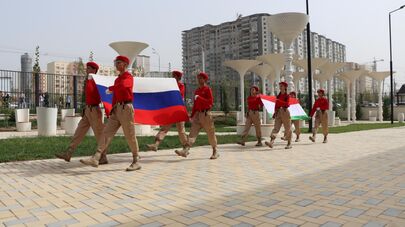 Первое сентября в Гагаринской школе в Душанбе