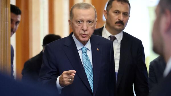 Президент Турецкой Республики Реджеп Тайип Эрдоган - Sputnik Таджикистан