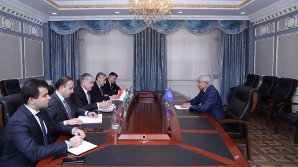 Переговоры Генерального секретаря ОДКБ Имангали Тасмагамбетова с представителями руководства Таджикистана - Sputnik Таджикистан