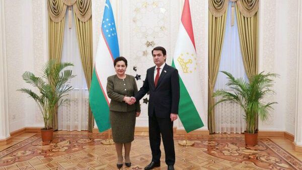 Рустам Эмомали встретился с коллегой из Узбекистана - Sputnik Таджикистан