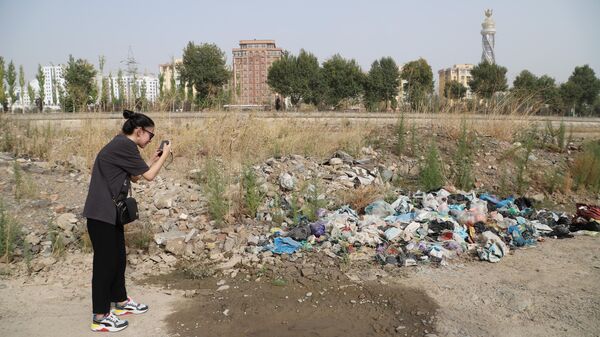 Студенты и лицеисты филиала МГУ в Душанбе собрали 630 кг мусора - Sputnik Таджикистан