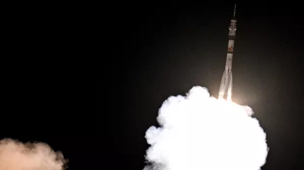 Старт ракеты-носителя Союз-2.1а с транспортным пилотируемым кораблем Союз МС-24 с космодрома Байконур. - Sputnik Таджикистан