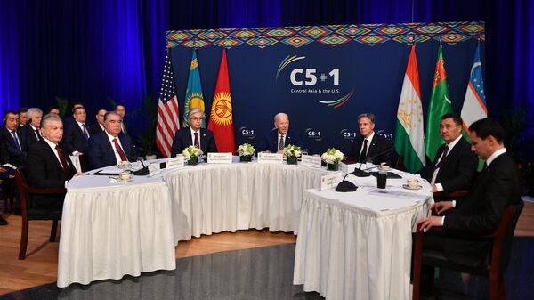 Участие во встрече глав государств Центральной Азии и Соединенных Штатов Америки - Sputnik Таджикистан