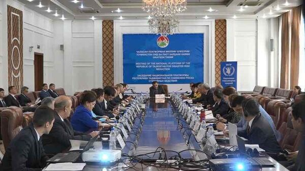 Заседание Национальной платформы по снижению риска стихийных бедствий - Sputnik Таджикистан