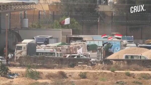 КПП Рафах на границе Египта с сектором Газа открылся для доставки гумпомощи - Sputnik Таджикистан