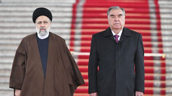 Президент Ирана Ибрахим Раиси и президент Таджикистана Эмомали Рахмон - Sputnik Таджикистан