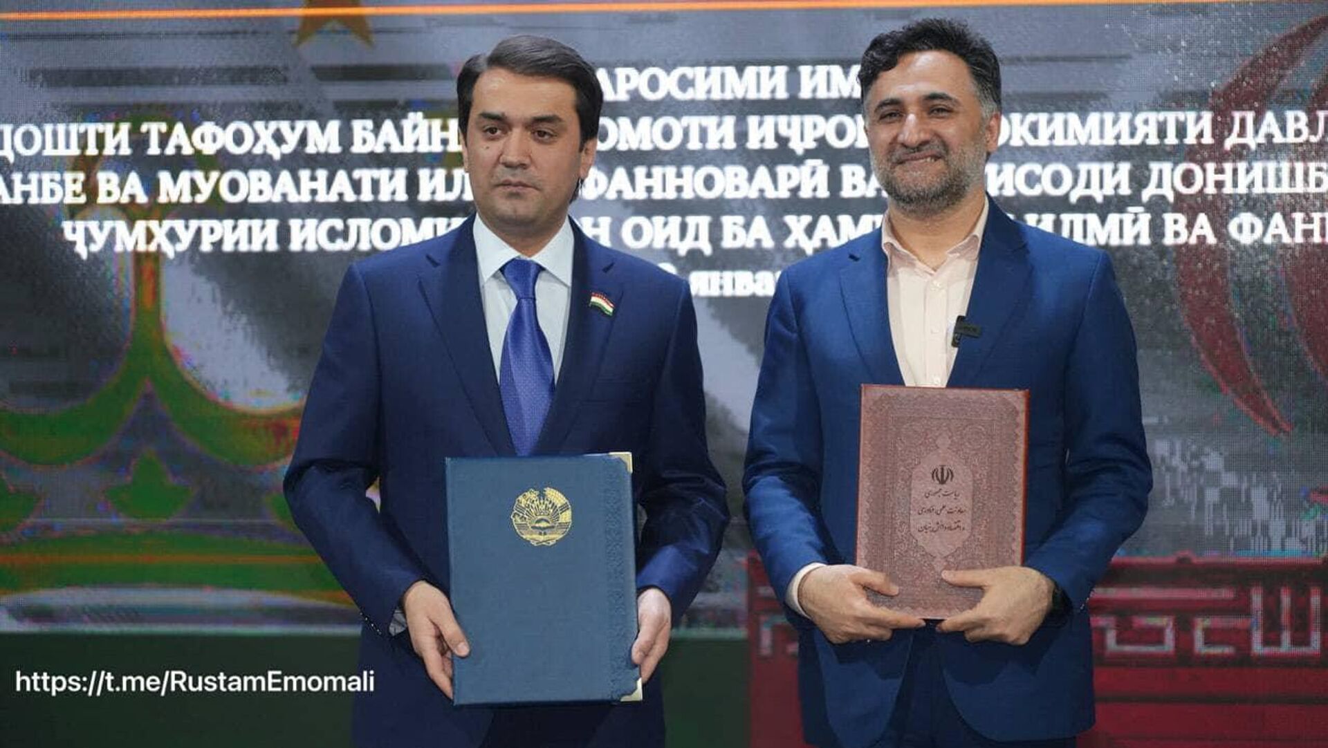 Рустам Эмомали оценил передовые иранские разработки