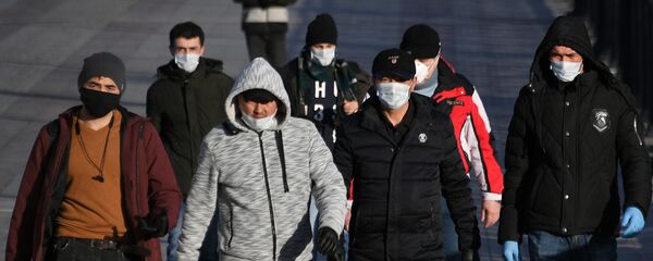Москва во время режима самоизоляции жителей - Sputnik Таджикистан