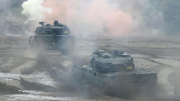 Немецкие танки Leopard 2 A6. Архивное фото - Sputnik Таджикистан