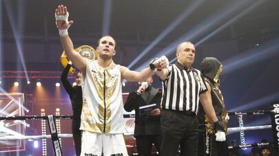 Таджикский боксёр Баходур Усмонов