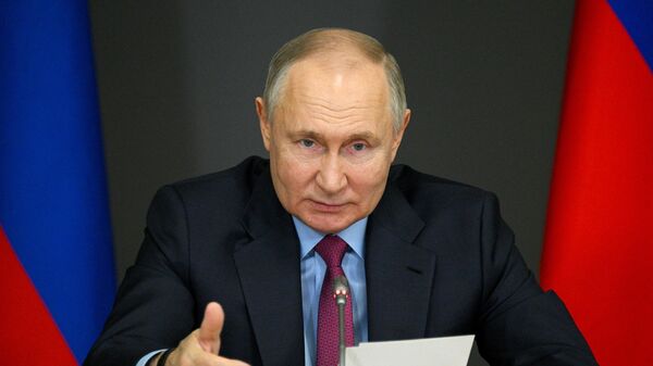 Президент РФ В. Путин. Архивное фото - Sputnik Таджикистан