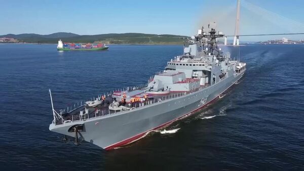 Большой противолодочный корабль Маршал Шапошников - Sputnik Таджикистан
