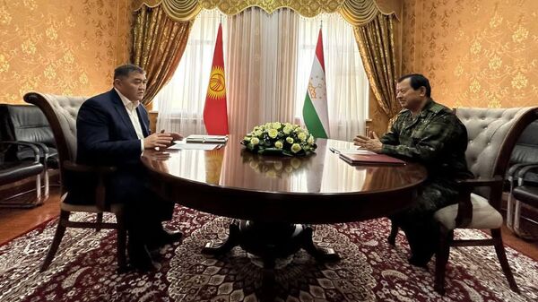 Рабочий визит главы ГКНБ Камчыбека Ташиева в Таджикистан. Архивное фото - Sputnik Таджикистан