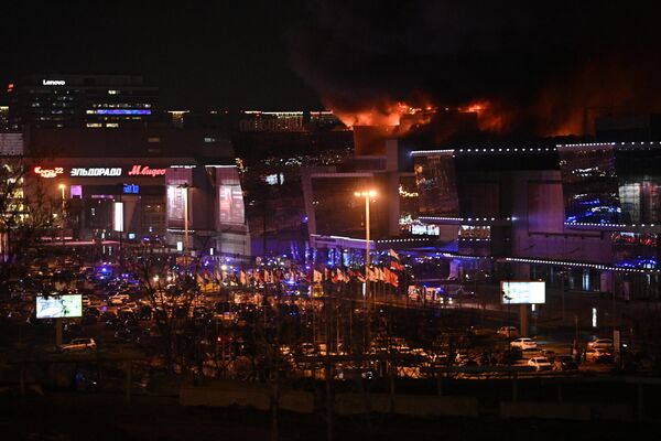 Возгорание в концертном зале. - Sputnik Таджикистан